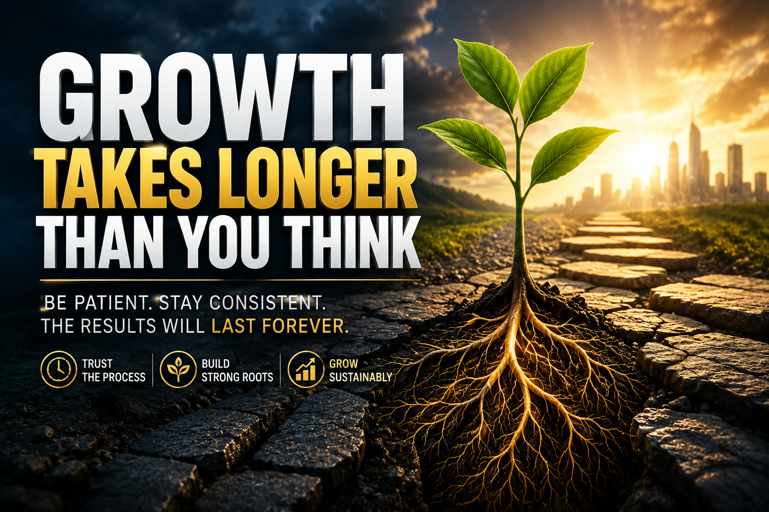 growth takes longer than you think